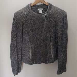 Barneys New York | Tweed Cotton Moto Jacket